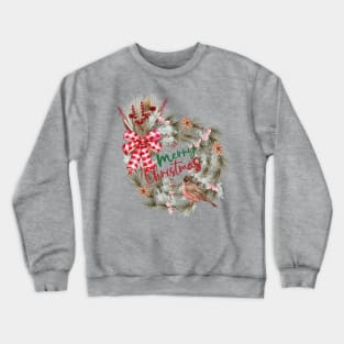 Christmas Wreath decor Crewneck Sweatshirt